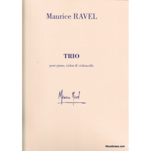 Ravel M. - Trio - Violon Violoncelle et Piano