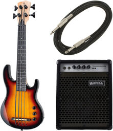 Solid U-Bass Sunburst Bundle Sunburst