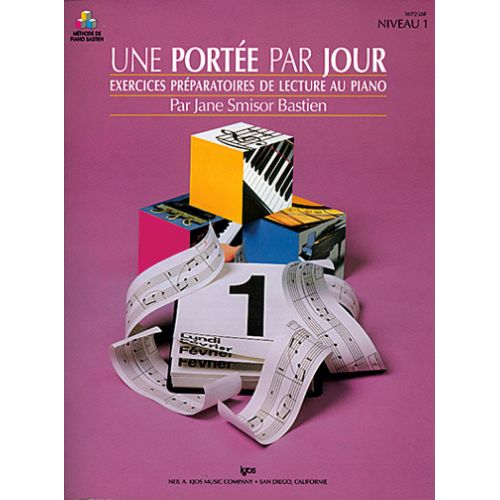 Bastien Jane Smisor - Une Portee Par Jour Vol. 1 - Piano