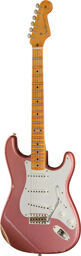 1958 CR Strat Relic ABMM Aged Burgundy Mist Metallic