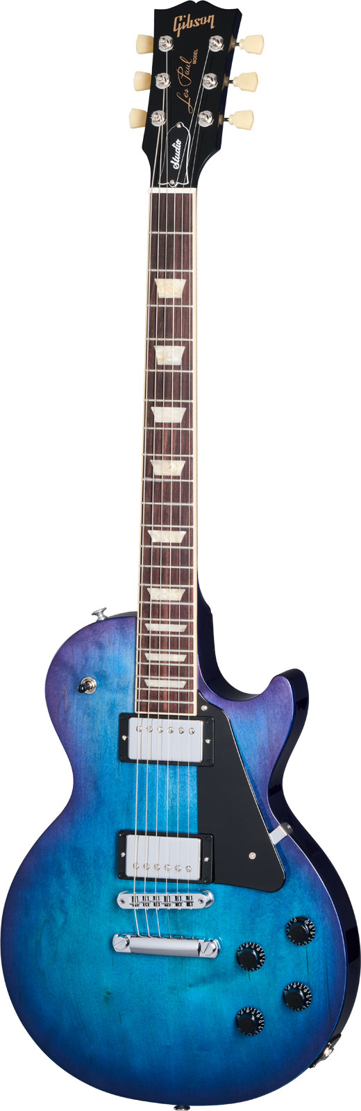 Les Paul Studio Blueberry Burst Black Trim Stock B