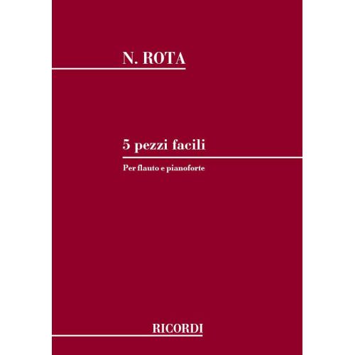 ROTA N. - 5 PEZZI FACILI - FLUTE ET PIANO