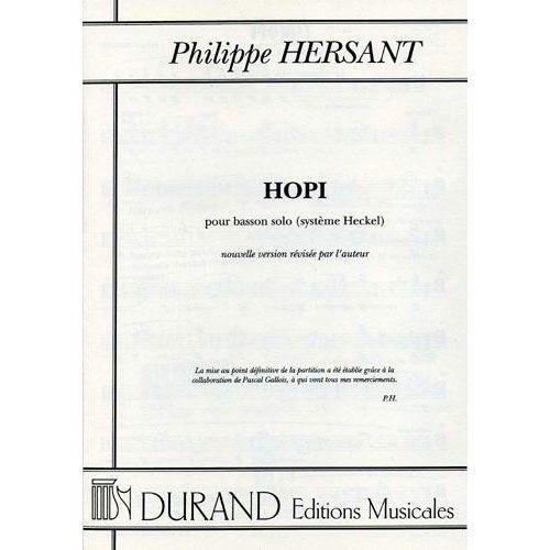 HERSANT - HOPI - BASSON