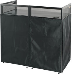 DJ Table Black Shelf Noir