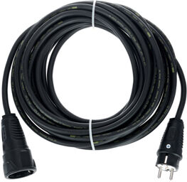 Power Cable 10m 1,5mm² Noir