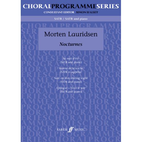 Lauridsen Morten - Nocturnes - Mixed Voices Satb (par 10 Minimum)