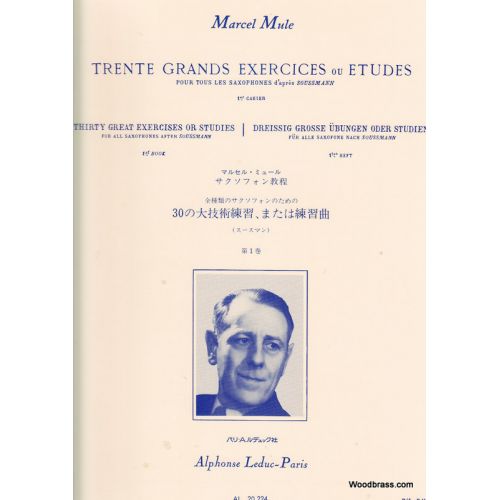 Mule - 30 Grands Exercices Ou Etudes D'apres Soussman Vol.1 - Saxophone