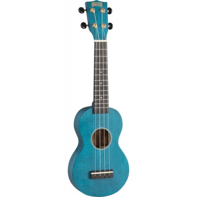 Ukulélé Soprano Slim Bleu Satin + Housse