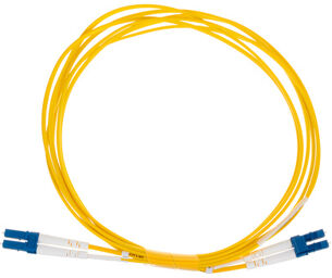 LWL cable OS2 3m LC Duplex Jaune