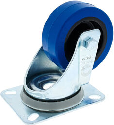 Blue Wheel Without Brake 80mm