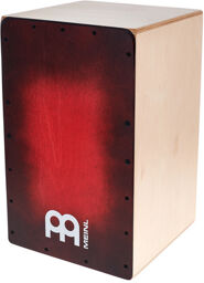 Snarecraft Cajon 100 Red B. Red Burst