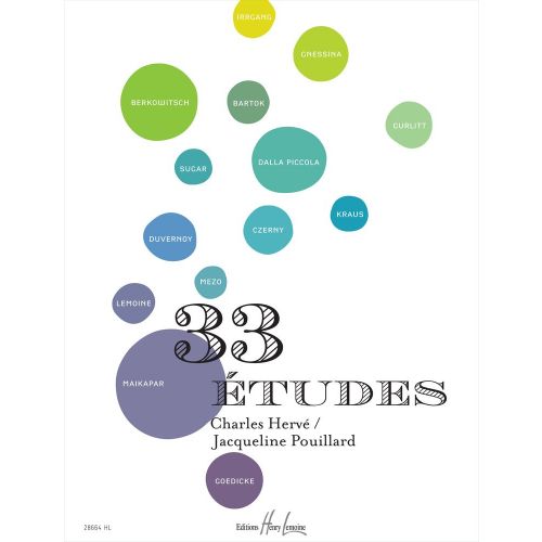 Herve C. / Pouillard J. - 33 Etudes - Piano