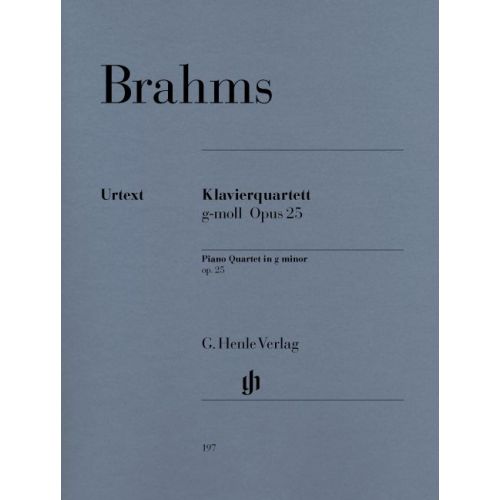 Brahms J. - Piano Quartet G Minor Op. 25