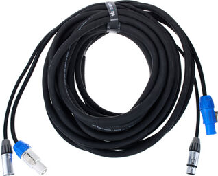 PC 10 Power Twist/DMX Cable noir