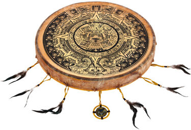 Shaman Drum Cow Skin Maya 50