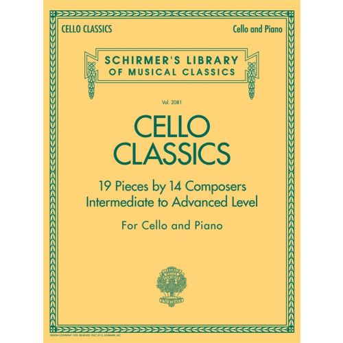 CELLO CLASSICS INTERMEDIATE TO ADVANCED LEVEL - CELLO