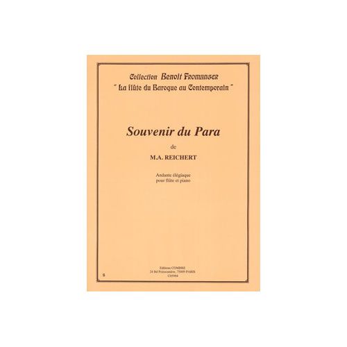 Reichert M. A. - Souvenir Du Para - Flute et Piano
