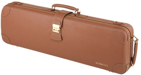Leather & Carbon Vn Case BR marron