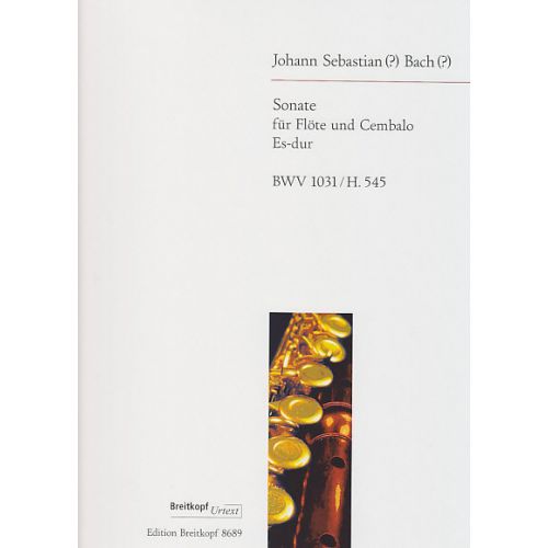 J.S. - Sonate Es-Dur Bwv 1031 - Flute, Clavecin