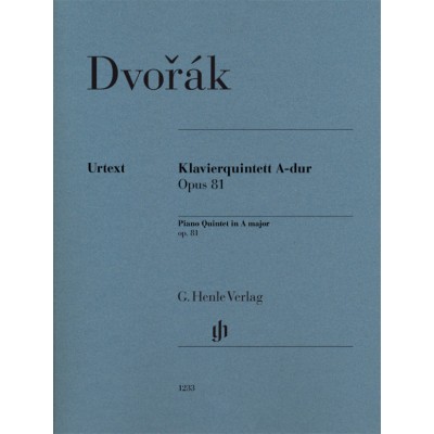 Dvorak A. - Piano Quintet Op.81