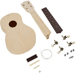 Ukulele DIY-Kit Sopran Naturel