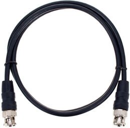 BNC Cable 50 Ohm 1,0m Noir