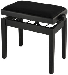 13921 Piano Bench black matt finish