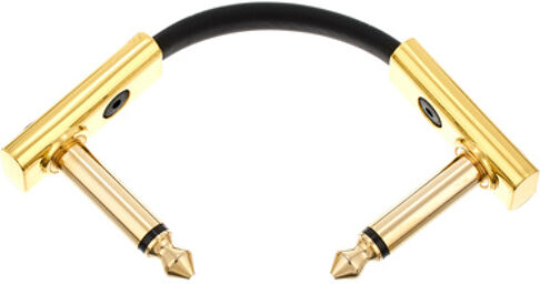 Flat Patch Cable Gold 5 cm