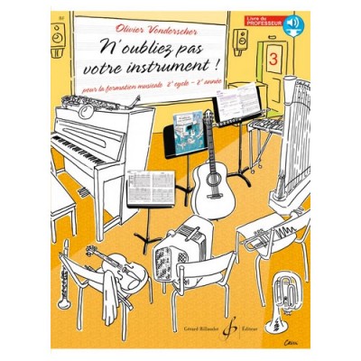 Vonderscher O. - N'oubliez Pas Votre Instrument Vol.3 (prof)