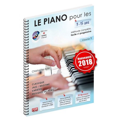 Astie C. - Le Piano Pour Les 9-15 Ans + CD