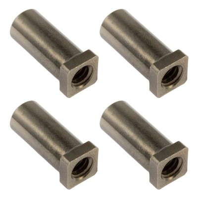 SN-SQ-20B - Cheminée 20mm Tête Carré - Laiton (X4)
