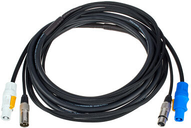 PC 5 Power Twist/DMX Cable noir