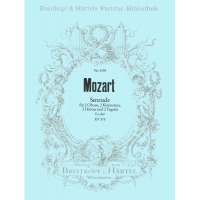 Mozart W.a. - Serenade ES-dur KV 375 - Conducteur