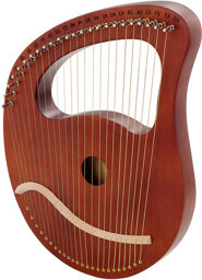LH24B Lyre Harp 24 Strings BR Marron