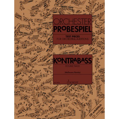 Test Pieces For Orchestral Auditions Double Bass - Double Bass