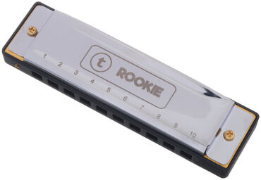 Rookie Blues Harmonica A Argent