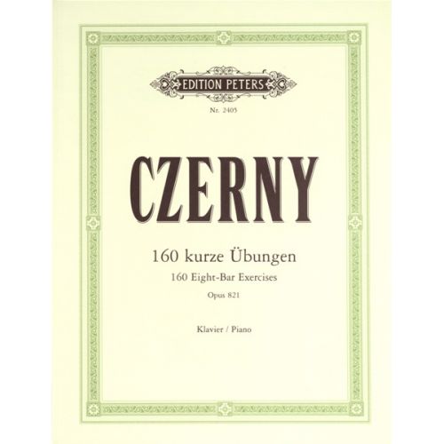 Czerny Carl - 160 EIGHT-bar Exercises Op.821 - Piano