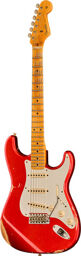 58 Strat FACAR Relic Faded Aged Candy Apple Red