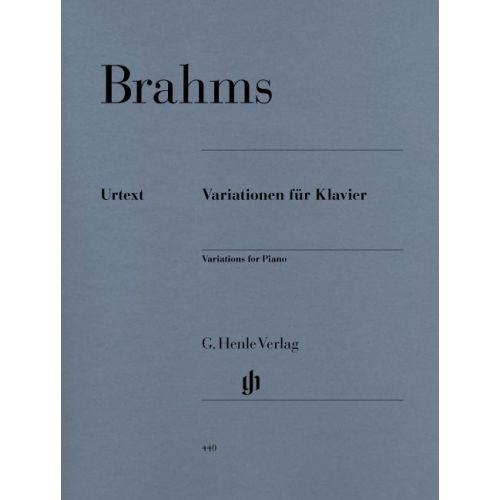 Brahms J. - Variations For Piano