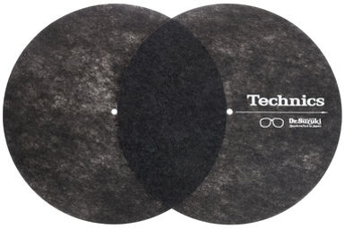 Technics 12'' Scratch Slipmats Noir