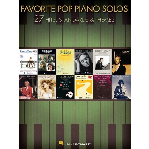 FAVORITE POP PIANO SOLOS - PIANO SOLO