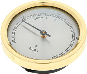Built-In Hygrometer Gold Or