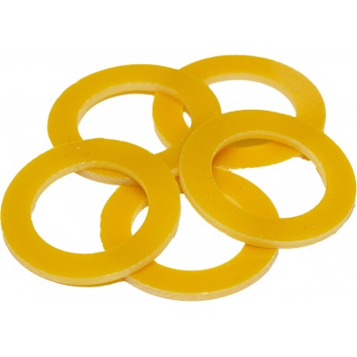 Custom Color Footswitch Washers Yellow