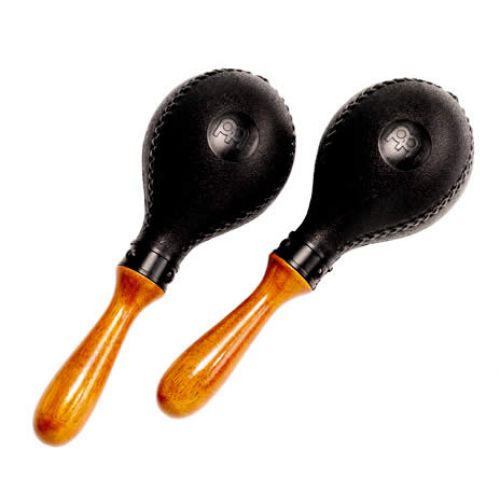 Maracas Plastique Manche Bois