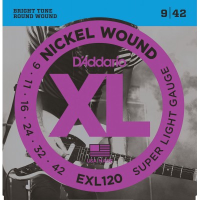 EXL120 Nickel Wound Super Light 9-42