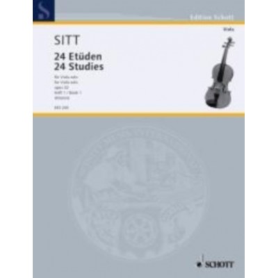 Sitt Hans - 24 Etudes Vol.1 Op.32 - Alto