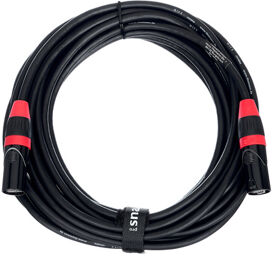 CAT6E CC Cable 10.0m red black