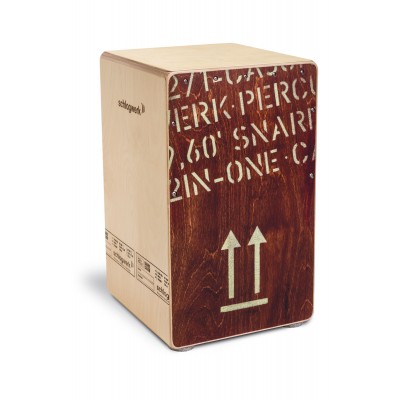 CP404RED - 2 In One Snare Cajon - Large, Red
