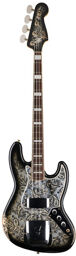 LTD Jazz Bass Re Black Paisley Black Paisley