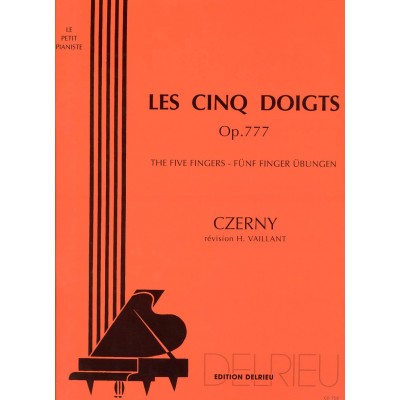 Czerny Carl - Les 5 Doigts Op.777 - Piano